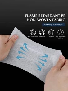 Bộ 12 miếng giấy lọc máy hút mùi, màng lọc hút dầu dùng một lần hiện đại cho nhà bếp - trắng - Xem 4