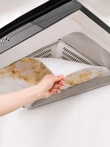 Bộ 12 miếng giấy lọc máy hút mùi, màng lọc hút dầu dùng một lần hiện đại cho nhà bếp - trắng - Xem 2