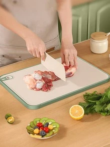 1入組PP切菜板廚房用極簡雙色廚房切菜板 - 彩色 - 查看 3