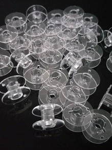 1盒透明縫紉綫軸 - 無色 - 查看 2