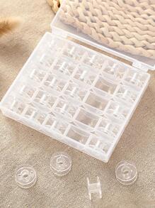 1盒透明縫紉綫軸 - 無色 - 查看 4