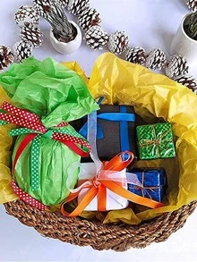 10pcs Plain Gift Wrapping Paper - Olive Green - View 7