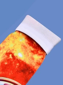 1 Đôi Vớ Hoạt Hình Mèo In Hình Mèo Thời Trang Cho Cả Nam Và Nữ, Dành Cho Cuộc Sống Hàng Ngày - Nhiều màu - Xem 4