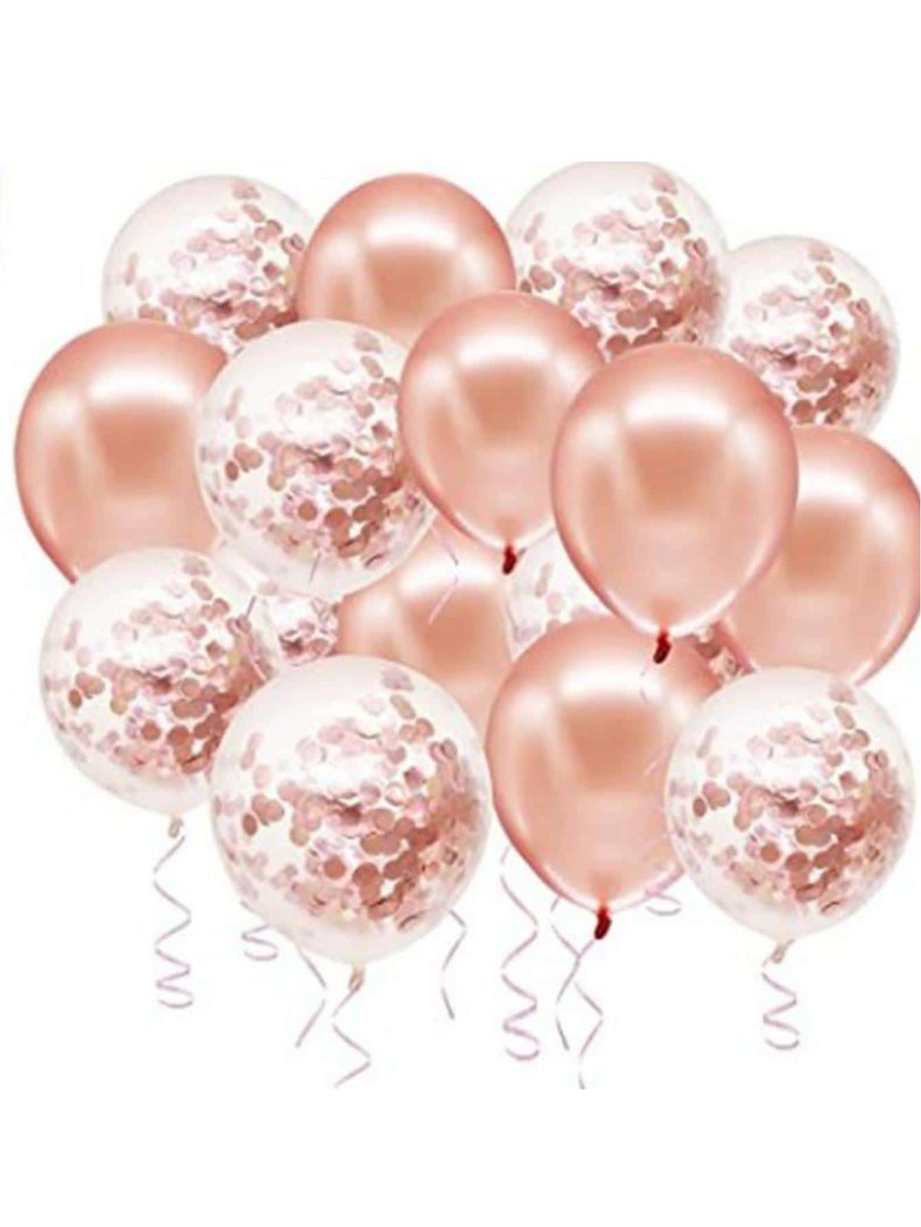 1set Synthetic Rubber Balloon, Modern Confetti Decor Balloon For Party - Multicolor - View 1