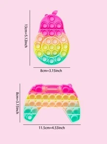 2入組水果和遊戲手柄形狀擠壓泡泡 - 彩色 - 查看 5