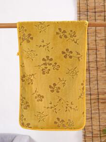 1/2/3 chiếc khăn tắm hoặc khăn tay bằng vải nỉ san hô mềm mại, in nổi màu trơn, polyester thấm hút nhanh khô, dùng cho gia đình và phòng tắm, có nhiều kích cỡ, vui lòng chọn kích cỡ bạn thích - Màu vàng - Xem 6