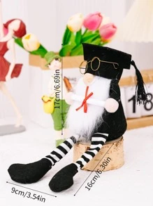 1 pieza Muñeca graduación decorativo