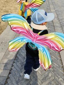 1pc PET Balloon, Creative Butterfly Shaped Balloon For Party - Multicolor - View 2