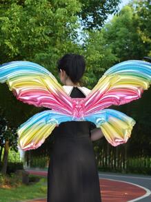 1pc PET Balloon, Creative Butterfly Shaped Balloon For Party - Multicolor - View 1