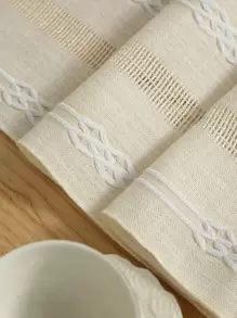 1PC Tua Rua Trang Trí Bàn Á Hậu - Màu be - Xem 7