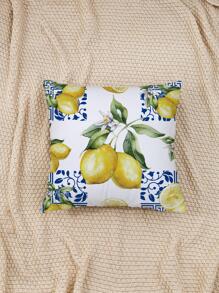 1 件檸檬圖案印花枕頭套 - 彩色 - 查看 5