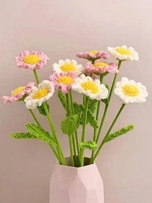 1 bông hoa móc nhân tạo - Hồng - Xem 8