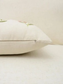 1入組無填充物花卉刺繡靠墊套現代梭織面料裝飾抱枕套適用於客廳家居裝飾 - 彩色 - 查看 5