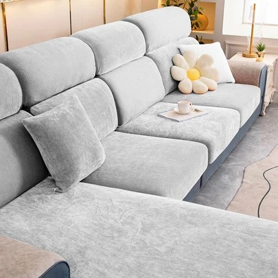 1pc Solid Sofa Slipcover, Modern Polyester Stretch Sofa Slipcover For Home