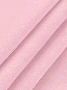 1 pieza Funda de asiento de sofá unicolor de peluche - Rosa - Ver 3