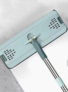 QYeah 1pc Collapsible Flat Mop, Green Cleaning Mop For Home - Green - View 4