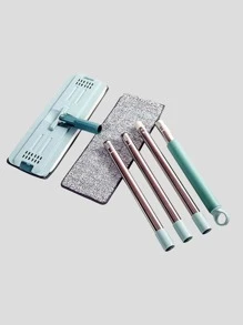 QYeah 1pc Collapsible Flat Mop, Green Cleaning Mop For Home - Green - View 7