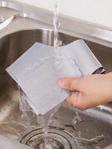 1 pieza Protector unicolor estufa de gas plata PVC estufa para cocina - Plateado - Ver 4