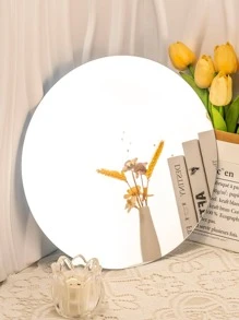 1 chiếc Gương Tròn Dán Tường Nhựa Gương Trang Trí cho Phòng Ngủ, Phòng Tắm, Phòng Khách - Bạc - Xem 3