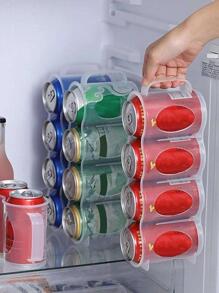 1入組透明飲料收納冰箱飲料收納容器 - 無色 - 查看 2