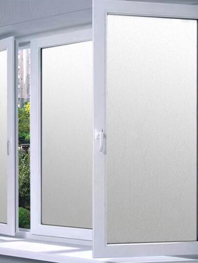 لفة واحدة من الفيلم الزخرفي السادة، ملصق زجاج كهروستاتيكي مطفأ من البي في سي للخصوصية، لاستخدامات منزلية، ملصقات، ديكور الحائط، ديكور فينيل لديكورات المنزل، عناصر ديكور الربيع لتجديد منزلك، ملصقات ديكور رامة هدايا عيد الميلاد والتخرج