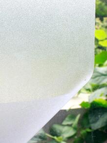 1 rouleau de film décoratif uni, autocollant en verre givré électrostatique PVC pour le confidentialité, pour la maison, les autocollants, les stickers muraux, les décalcomanies vinyles pour la décoration de la maison, articles de décoration de printemps pour rafraîchir votre maison, autocollants de décoration de cadre