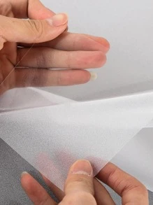 1 rouleau de film décoratif uni, autocollant en verre givré électrostatique PVC pour le confidentialité, pour la maison, les autocollants, les stickers muraux, les décalcomanies vinyles pour la décoration de la maison, articles de décoration de printemps pour rafraîchir votre maison, autocollants de décoration de cadre