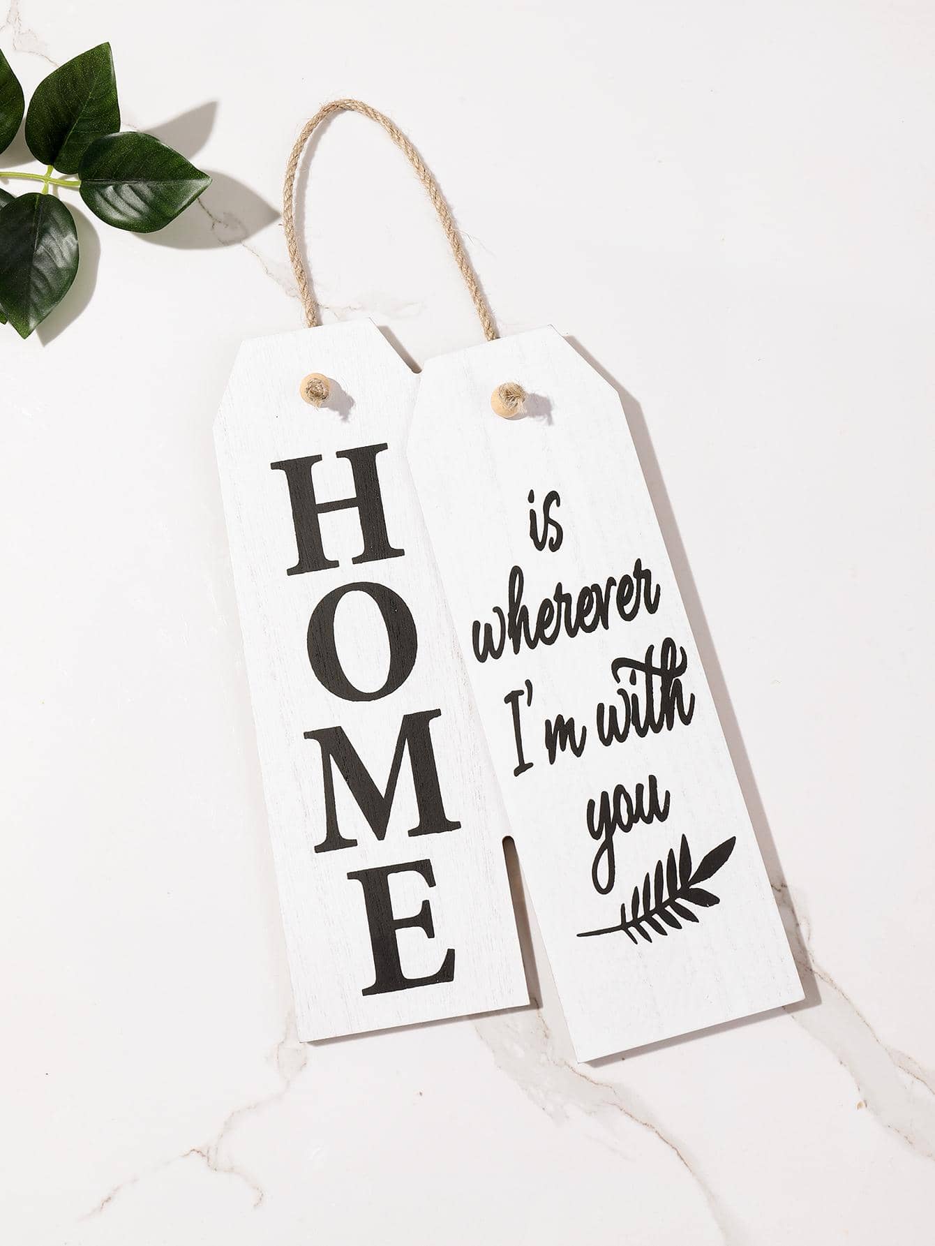 1pc Slogan Graphic Wall Hanging - Multicolor - View 1