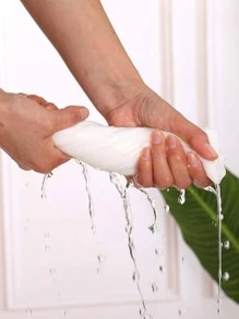 20 chiếc Khăn mặt dùng một lần, Khăn lau mặt bằng sợi hiện đại cho gia đình - Nhiều màu - Xem 4
