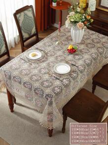 Vải Polyester 100%, Tay nghề thêu tinh xảo, Viền ren rỗng thêu tan trong nước, Khăn trải bàn hình vuông/hình chữ nhật cho nhà bếp, bàn ăn, bàn làm việc, bàn cà phê, bàn trang điểm, khăn choàng tủ quần áo, đồ trang trí nhà cửa, Khăn trải bàn hoa cho phòng khách, phòng ngủ, sân, trong nhà/ngoài trời, cắm trại, biệt thự, ngày lễ, tiệc tùng, tủ quần áo, tụ họp gia đình, trang trí lễ hội, đồ trang trí tiệc/đám cưới, 1 chiếc - Nhiều màu - Xem 2