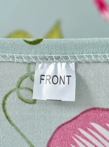 1 Họa Tiết Hoa Cánh Ghế Bọc, Hiện Đại Polyester Wingback Ghế Sofa Bọc Cho Gia Đình - Nhiều màu - Xem 5