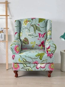 1 Họa Tiết Hoa Cánh Ghế Bọc, Hiện Đại Polyester Wingback Ghế Sofa Bọc Cho Gia Đình - Nhiều màu - Xem 1