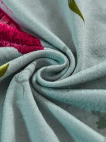 1 Họa Tiết Hoa Cánh Ghế Bọc, Hiện Đại Polyester Wingback Ghế Sofa Bọc Cho Gia Đình - Nhiều màu - Xem 4