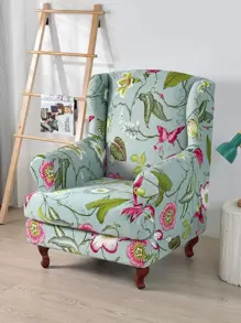 1 Họa Tiết Hoa Cánh Ghế Bọc, Hiện Đại Polyester Wingback Ghế Sofa Bọc Cho Gia Đình - Nhiều màu - Xem 3