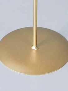 1pc Iron Decoration Object, Fan-shaped Leaf Design Decoration Craft For Home Decor - Gold - View 8