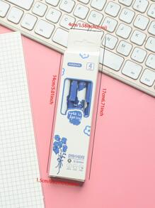 MOKA 4pcs Flower Pattern Gel Pen - Blue - View 2