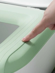1入組EVA馬桶座圈浴用極簡素色馬桶座圈 - 綠色 - 查看 4