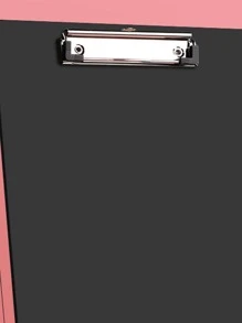 1 pieza unicolor simple multipropósito Funda de archivo para alumno Almacenamiento de archivo - Negro - Ver 4