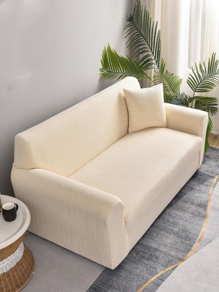 1 Đồng Bằng Bọc Ghế Sofa & 1 Đệm Không Chất Độn, bộ Bọc Ghế Sofa Polyester Tối Giản Bộ Cho Gia Đình - Nhiều màu - Xem 1