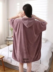 Khăn tắm thêu dứa - Màu xanh lam - Xem 5