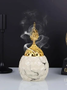 1入組大理石紋樣式香爐 - 彩色 - 查看 3