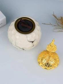 1入組大理石紋樣式香爐 - 彩色 - 查看 4