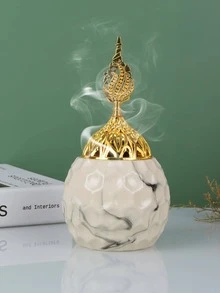 1入組大理石紋樣式香爐 - 彩色 - 查看 2