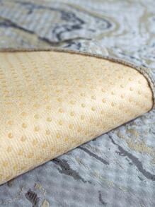 1pc Marble Pattern Sofa Towel - Grey - View 6