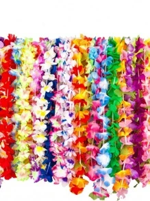 10pcs/50pcs Beach Party Garland Color Mixed Pack - Multicolor - View 5