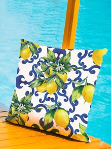 1片防水檸檬印花枕套 - 彩色 - 查看 3