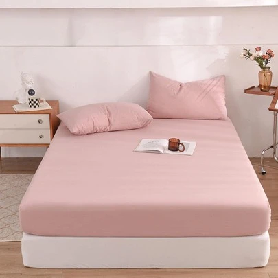 3 件套柔软亲肤拉绒床笠套件，适用于卧室和客房