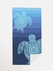 1 Vải Khăn Đi Biển, Hiện Đại Rùa In Thấm Hút Du Lịch Khăn Đi Biển Cho Bãi Biển - Nhiều màu - Xem 2