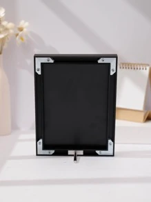 1 pieza con patrón de girasol Marco para fotos sin interno simple negro Marco para foto - Negro - Ver 7