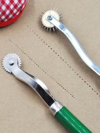 1 pieza Herramienta de ranurar y doblar con costura (Color predeterminado: verde)